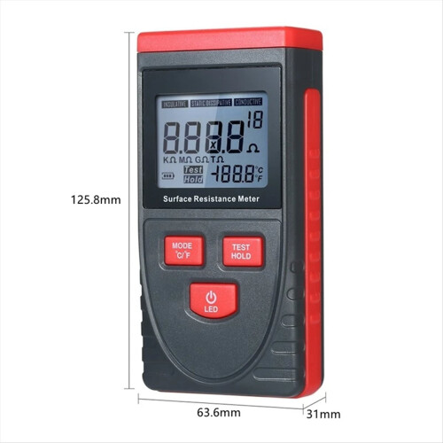 Portable Resistance Meter WT311 Handheld LED Display Test High Accuracy Measuring 2