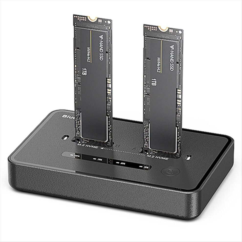 Dual-Bay M.2 Nvme Ssdclone Dockingstation 20Gbps Usb3.2 Usbc Typec Offline Cloner Duplicator Nvme Pcie Enclosure(Eu) 4851887924745