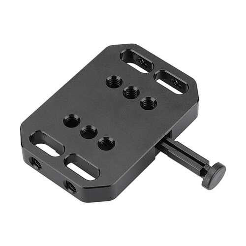 Universal V Mount Battery Plate Power Adapter Base with Multiple 1/4inch Threaded Holes for Easy Setsup 2