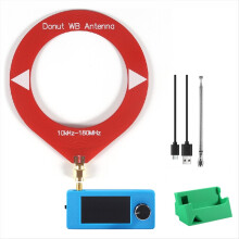 Mini SI4732 Radio 10khz-180 Mhz HF SW MW VHF FM/AM/LSB/USB Pocket 1.9inch Screen Radio+ Amplifier Mount