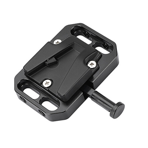 Universal V Mount Battery Plate Power Adapter Base with Multiple 1/4inch Threaded Holes for Easy Setsup 1