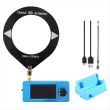 SI4732 Mini Radio 10khz-180 Mhz HF SW MW VHF FM/AM/LSB/USB Pocket 1.9inch Screen Radio+ 3D Mount