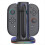 Charging Dock Switch 2, for 2 Accessories 4 ,Charger with 9 Touch LED Light Effects RCW307 3