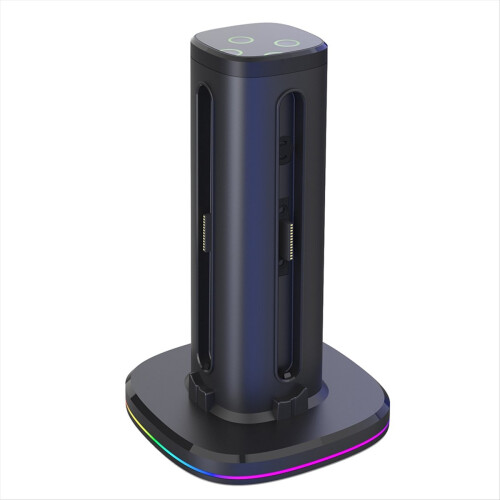 Charging Dock Switch 2, for 2 Accessories 4 ,Charger with 9 Touch LED Light Effects RCW307 1