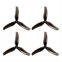 4 Pair of 2609-3 Propeller 3-Blade PC Prop 65MM for F9A-B U14 200 Hollow Cup Group Drones DIY Parts Black