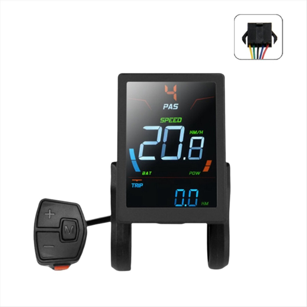Electric Bike Display Meter Lcd Panel Dz32 Sm Plug Ebike Intelligent Bicycle Scooters Part 4851887934140