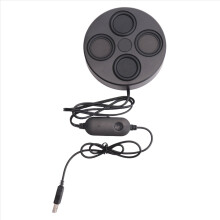 USB Speakers with Bluetooth for PC 4.9 Inch Ultrathin 26mm Magnetic Stereo Surround Sound 6Ohm 6Wx2 Laptop