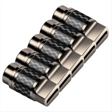 USB C Connector with Chip ALC5686 Type-C DIY Headphone Plug Shell Electronics Earphones Jack 5pcs Black