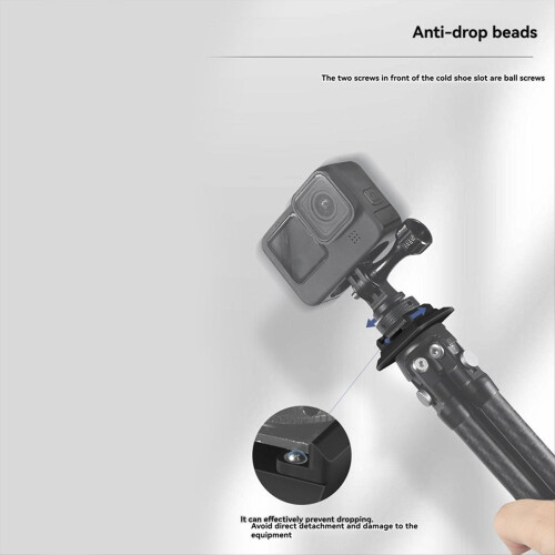 38mm Quick Release Cold Shoe Mount for Arca Easy Installation Camera Accessory with 1/4inch Screw 2
