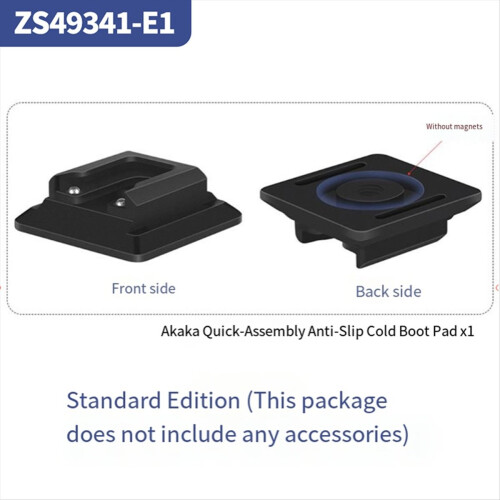 Quick Release Cold Shoe Mount for Arca Easy Installation Camera Accessory Non Magnet Version 2