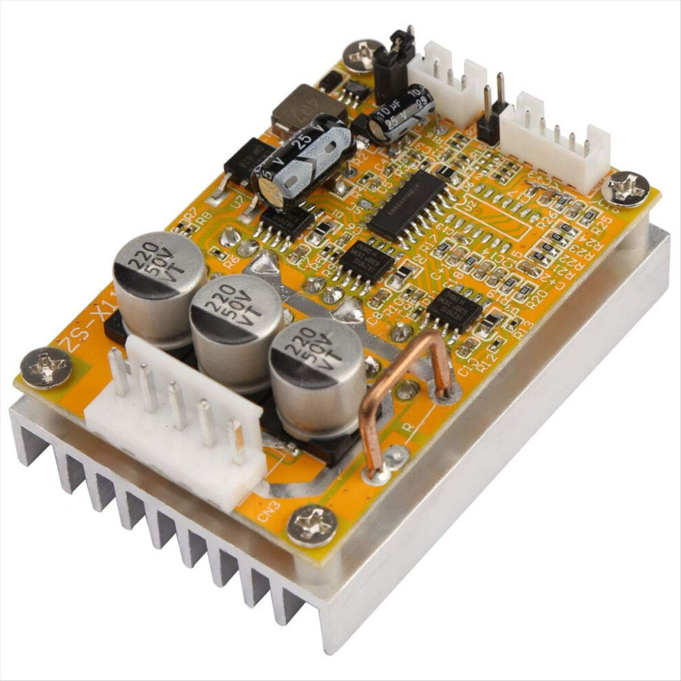 5V-36V 350W Wide Voltage 3-Phase Sensorless Bldc Motor Controller Board Brushless Esc Driver Module With Heatsink 4851887949106