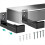 2PCS Universal Soundbar Wall Mount Depth Adjustable Speaker Under TV Bracket for Soundbars 6