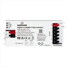 ZIGBEE3.0 5 in 1 LED Strip Controller DIMMER CCT RGB RGBW RGBCCT Compatible with HUxE Plus 20A