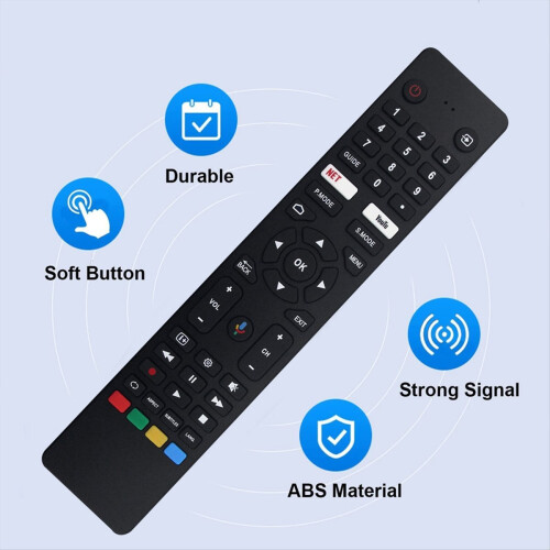 Replace Remote Control for VEON Smart 4K UHD LED HDTV Android TV RC-NZ Without Voice 2