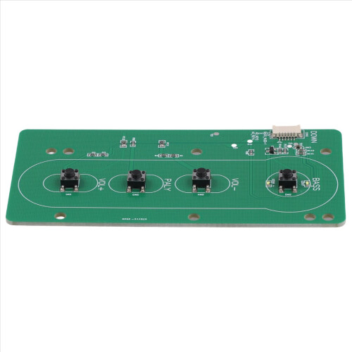 1pcs New Key Switch Button Board Power Light Play Keyboard for Partybox100 Party Box 100 Connector 1