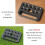 2PCS Multi-Functional Cheese Plate with 1/4" & 3/8" Threads,Porous Connection Quick Installation Board for Camera Cage 5