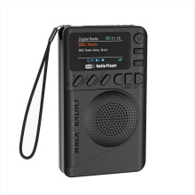 Mini FM Digital Radio with Headphone Jack Portable Speaker Pocket /+ for Running Sports