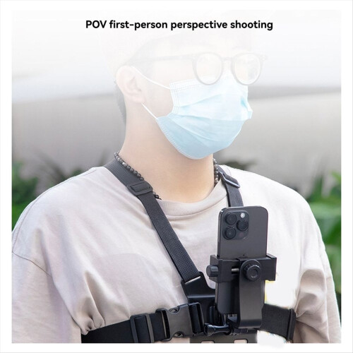 For Phone 5pcs Action Camera Kit Head Strap Chest Straps Mount Adjustable 2