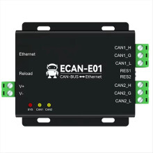 Can to Ethernet Protocol Converter Can2.0 Relay ECAN-E01 /UDP DC 8-28V Dual Channel