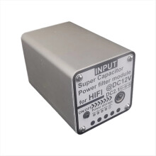 Super Capacitor Power Filter DC2.1 Input Output for HiFi Audio Video Equipment 12V 3F
