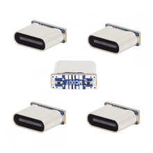5PCS C Female Adapter Type Jack 5PIN SMD SMT Type-C Socket Charging Port for PCB Welding DIY Repair