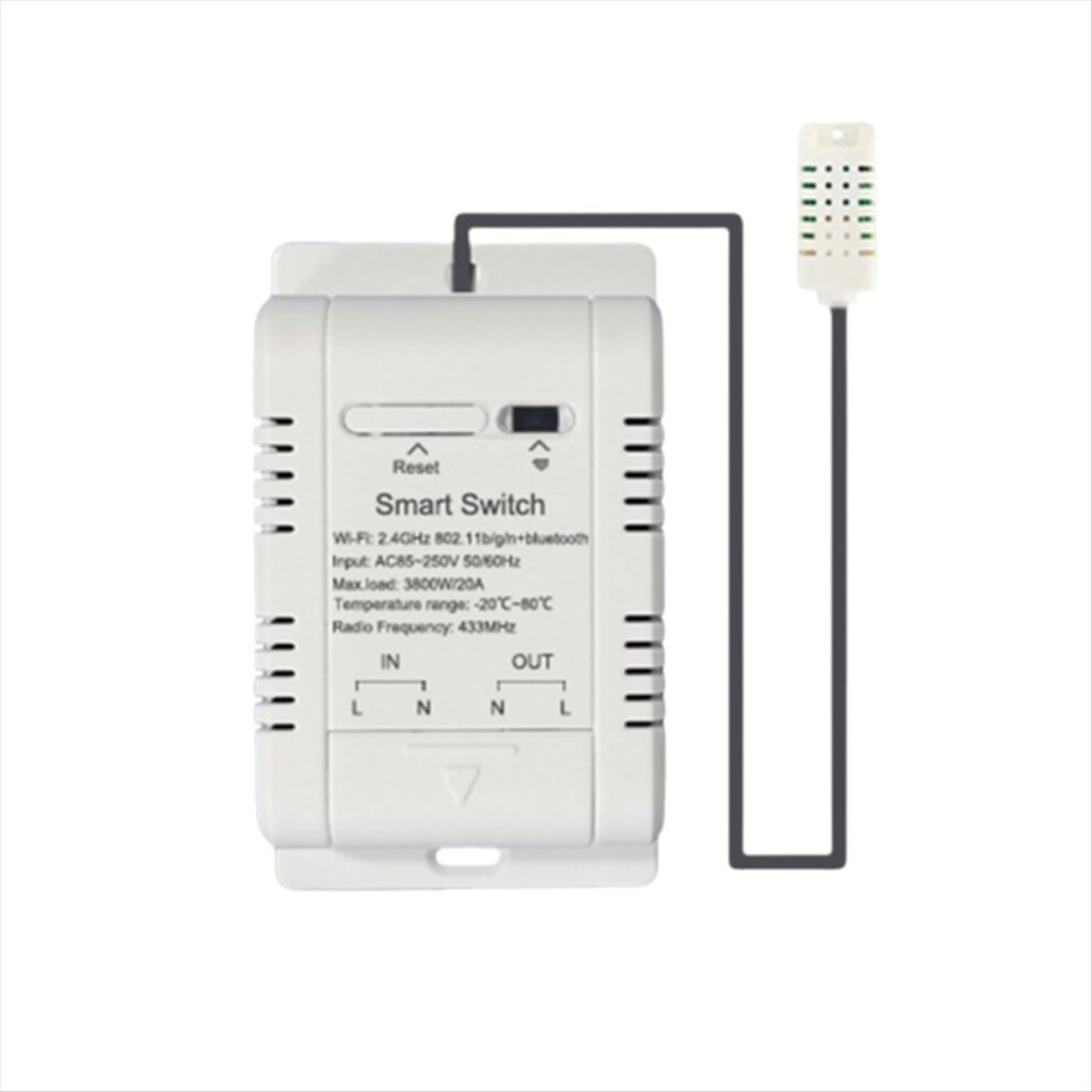 Tuya Wifi Temperature Humidity Switch 20A Wireless Thermostat Intelligent Supports Voice Control For 4851887976454