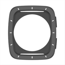For Active 2 Square/Active2s Square Sapphire Watch Metal Protective Case Black