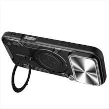 Shockproof Armor Magnetic Holder Ring Case for 17 5G Slide Lens Protect Cover IPhone17