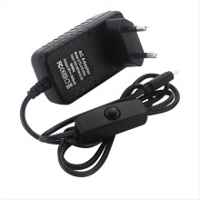 5V 3A Power Supply with on/OFF Switch Charger USB Type-C Adapter for Zero 3 / 3B EU Plug