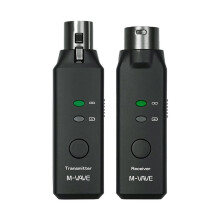 -7 2.4G Wireless Microphone Xlr Transmitter Receiver Mic System for Dynamic Microphones Dual-Channel