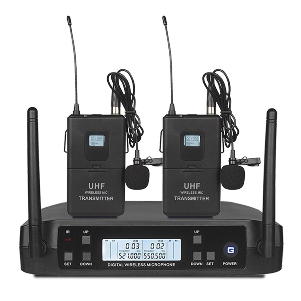 Wireless Microphone For Glxd4 Uhf 510-690Mhz Professional Lavalier Mic Karaoke Show Meeting Studio Recording Eu Plug 4853776804619