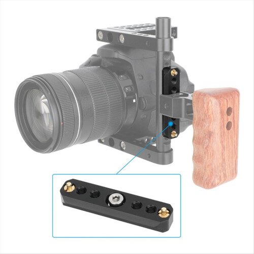 Quick Release NATO Safety Rail with 8/3" Screw for Clamp Camera Handle & Accessories 2