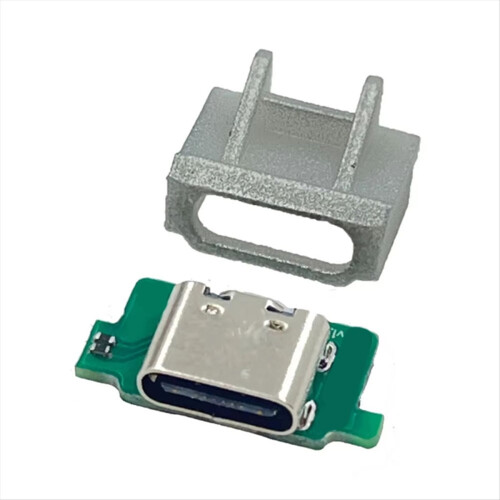 DIY USB-C Type-C Charging Port for Gameboy Micro-GBM Console Replacement USB Repair Part Silver 1