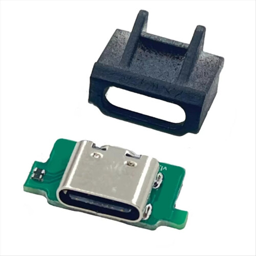 DIY USB-C Type-C Charging Port for Gameboy Micro-GBM Console Replacement USB Repair Part Black 1