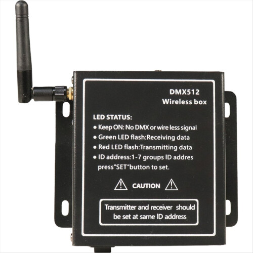 DMX512 Battery Wireless Controller Transmitter for 2.4G Stage Par Light DJ Disco Bar EU Plug