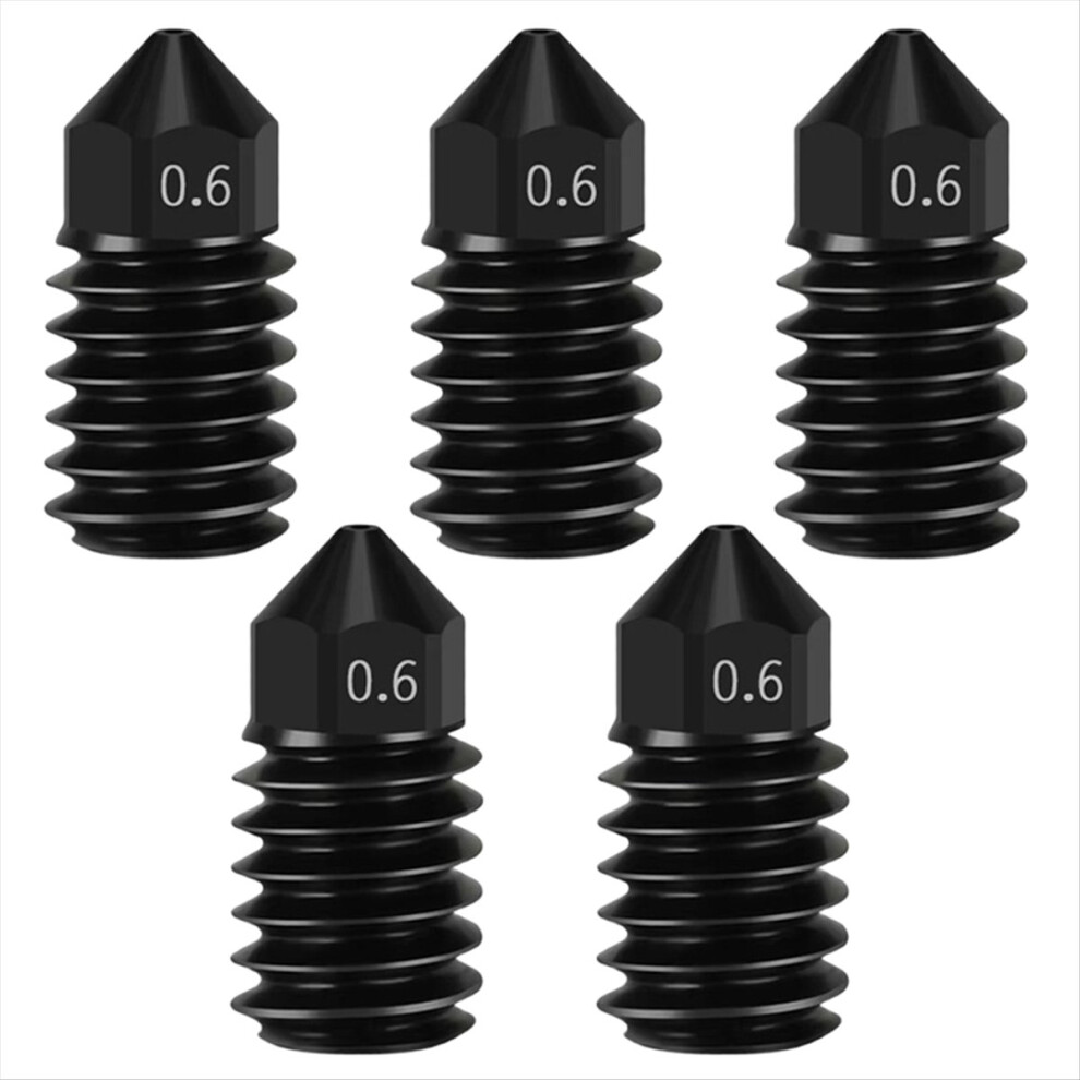 For A1 Nozzle Hardened Steel Nozzles For Mini Kit Hotend 0.6Mm Jehiatek