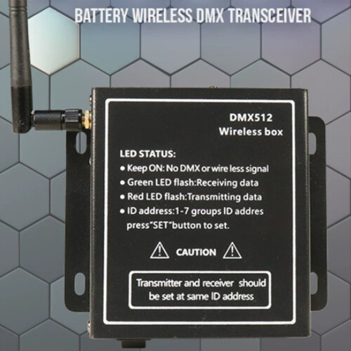 DMX512 Battery Wireless Controller Transmitter for 2.4G Stage Par Light DJ Disco Bar EU Plug 2