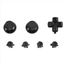 1set for Controller Full Set of Metal Driection Button ABXY Key MAnalog Thumbsticks Cap Repair Parts B