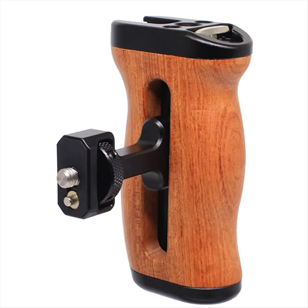 Extension Grip Universal Slr Wooden Side Handle For Camera Cage Rig Photo 4853776805661