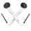 New for 3 Accessories VR Controllers Handle Dual Lightsaber Game White 8