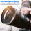 Camera Lens Filter Step Up Ring 49mm-77mm Adapter Black 6