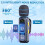 Professional Wireless Lavalier Microphone System with Smart Noise Reduction LED Power Display for Live Streaming Vlog A 7