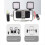 Mobile Phone Handheld Stabiliser, with an Extendable Microphone, Fill Light and Protective Frame 6