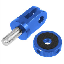 For 13 12 Accessories Metal Adapter 1/4INCH Aluminium Tripod Screw Mount for Action 4 Blue