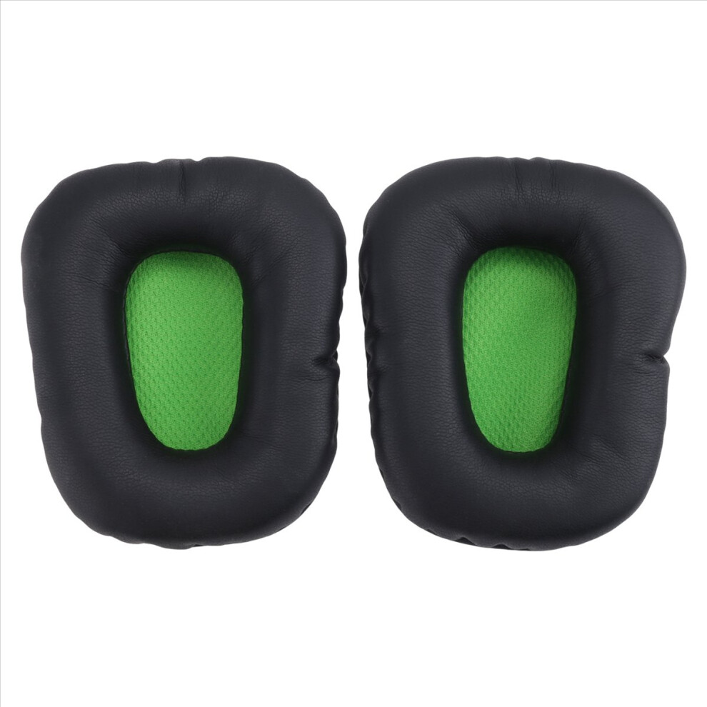 A Pair Of Replacement Headphones Earpads Ear Pads Cushions For Gaming Pc Music Headphones Green/Black Jehiatek