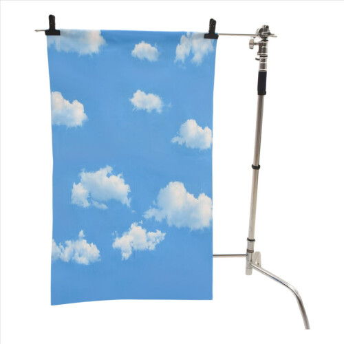 3x5ft Blue White Cloud Photography Backdrop Screen Background Studio Props 2
