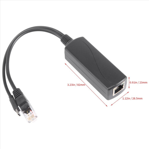 POE power supply module standard isolated splitter 48V to 5V2.4A USB interface 2