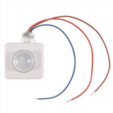 High Quality Automatic PIR 85-265V Security Infrared Motion Sensor Detector Wall LED Light Outdoor 160 Degrees 10M White