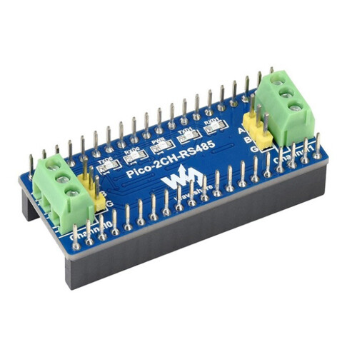 -2CH-RS485, 2-Channel RS485 Module for , SP3485 Transceiver, UART to RS485, Standard Pi Header 1