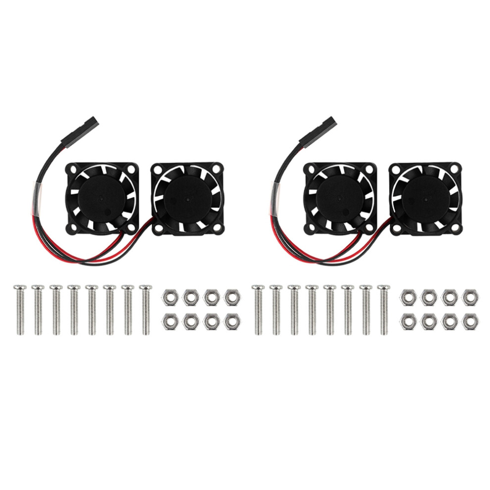 For Fan 4B 3B+ 5V Dual Radiator Silent Cooler Cooling Noise 16Dba 4853776825102